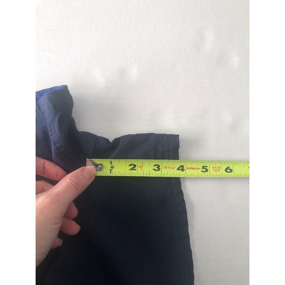 Nike Swim Trunks Shorts Size XL Mens Blue Drawstring Short Stripes Navy GUC - Picture 11 of 11